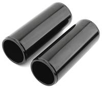 QASULER Couvercle de glissière de Tube de Fourche Avant supérieur en Aluminium de 158 mm, Amortisseur, Soufflet Noir, for Moto Harley, Davidson Street Bob 18-24 Amortisseur de Fourche Avant de Moto