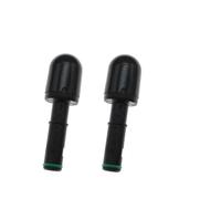 QASULER Couvercle de lave-phare avant, buse de pulvérisation de phare, capuchon de gicleur 99762826300 97062825100, for Porsche, 911, for PANAMERA, Boxster Argent Noir Cache buse de lave-phares(2PCS B