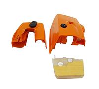 QASULER Couvercle supérieur du filtre à air, carénage cylindre, pièces de rechange for tronçonneuse jardin, for MS240 MS260 024 026 Couvercle de protection du filtre à air