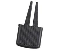 QASULER Curseur de clip calandre ventilation climatisation avant voiture palette sortie d'air, for Volkswagen, for Touran, 2005-2015 1TD819703A Clip pour grille d'aération de voiture(BLACK NO.2)