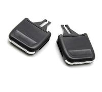 QASULER Curseur de clip sortie grille d'aération climatiseur avant voiture, for Boxster, for Cayman 2013-2020, for Carrera, intérieur 2008-2018 Clip de ventilation(BLACK Front 2pcs)