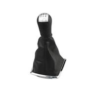 QASULER Étui de couverture démarrage levier vitesse, for Ford, for Focus, 2, for Mondeo, MK2 2005-2008 style voiture Gaitor manette Soufflet de boîte de vitesses pour voiture(BLACK WHITE)