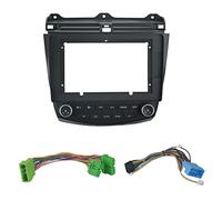 QASULER Fascia de Voiture 10.1 Pouces avec Panneau climatisation et boîte Canbus, for Accord, 7th 2003 - 2007, Cadre DVD Tableau Bord Cadre de Panneau de Commande du Tableau de Bord(NO Dual)