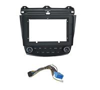 QASULER Fascia de Voiture 10.1 Pouces avec Panneau climatisation et boîte Canbus, for Accord, 7th 2003 - 2007, Cadre DVD Tableau Bord Cadre de Panneau de Commande du Tableau de Bord(with Dual)