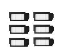 QASULER For Ecovacs DEEBOT X1 Omni poubelle filtre HEPA T10 Omni saleté Collection Robot aspirateur accessoires de rechange pièces boîte à poussière Poubelle pour aspirateur(6 Filters)