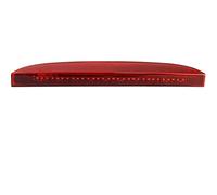 QASULER For Renault, for Clio II MK2 1998-2006 voiture rouge troisième 3ème feu stop central haut montage lampe d'arrêt automatique lentille fumée 7700410753 Troisième feu stop(LED Red Lens)