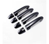QASULER For, Vito W447 Classe V 2014-2020 Accessoires de style de poignée de porte de voiture en fibre de carbone garniture de poignée de porte extérieure(BLACK Carbon Handle)
