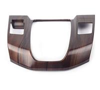 QASULER Garniture de panneau changement vitesse intérieur en grain bois pêche for voiture ABS CRV CR-V 2017 2018 Garniture de grille d'aération de voiture