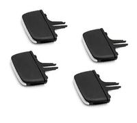 QASULER Grille d'aération de tableau bord, for VOLVO, XC90 V90 S90, Kit réparation Clip climatiseur voiture, curseur sortie calandre avant et arrière Clip de ventilation(BLACK Rear right)