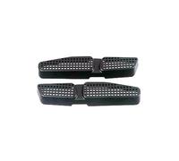 QASULER Grille de sortie de ventilation for climatiseur, for siège, sol, garniture de protection, for Golf, MK5 MK6 MK7, moulures intérieures Grille d'aération du siège(BLACK For Golf MK7 2013-2019)