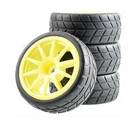 QASULER Grip Tires Insert Roue éponge, for HSP Racing, 1/10 1:10 Voiture sur Route RC 910-6083 Ensemble de Roues de Course RC(910Y-6083)