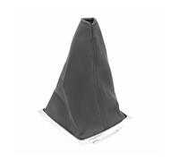 QASULER Guêtre de pommeau levier vitesse voiture, for Ford, for Focus, 2 MK2 2005 - 2012, étui en cuir, cadre chromé Soufflet de boîte de vitesses pour voiture