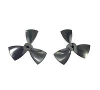 QASULER Hélice à Trois pales en Nylon de 80MM, propulseur sous-Marin adapté for Bateau RC, Robot sous-Marin Hélice de Moteur de Bateau