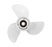 QASULER Hélice Hors-Bord Marine 13 1/4 X 17-K Mise à Niveau en Aluminium 6E5-45945-01-EL, for, Moteurs 60HP-115HP Hélice de Moteur de Bateau