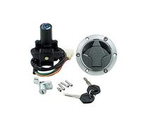 QASULER Interrupteur d'allumage bouchon de gaz siège serrure jeu de clés for EX250 250 300 2008-2017 300 Z250 Z300 2013-2016 moto interrupteur à clé d'allumage Interrupteur d'allumage pour moto