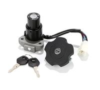 QASULER Interrupteur d'allumage et bouchons de réservoir de carburant, jeu de clés de verrouillage for moto RZ125, RZ250, RZ350 Interrupteur d'allumage pour moto