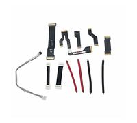 QASULER Jeu de câbles plats flexibles, coque de corps, avec câble de boussole, pièces de réparation de fil de Drone P4 Câble plat pour drone