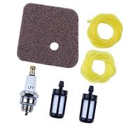 QASULER Kit de Bougies d'allumage et de Filtre à air for débroussailleuse STIHL FS38, FS45, FS46, FS55, KM55, FS85. Pièces de Rechange Bougie d'allumage pour Tondeuse à Gazon