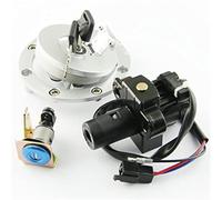QASULER Kit de clé de verrouillage de siège de bouchon de réservoir de carburant de commutateur d'allumage de Moto for CBR1100XX 1996 1997 1998 accessoires de Moto Interrupteur d'allumage pour moto