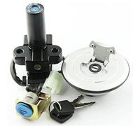 QASULER Kit de clé de verrouillage de siège de bouchon de réservoir de carburant de commutateur d'allumage de moto for X4 CB1300 1997 1998 1999 2000 accessoires Interrupteur d'allumage pour moto
