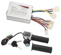 QASULER Kit de Conversion de vélo électrique 36 V 800 W, contrôleur de Moteur, poignée d'accélérateur avec écran carré, Verrouillage à clé, for Contrôleur ESC