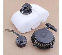 QASULER Kit de démarrage à rembobinage bouchon réservoir carburant gaz, for Robin, NB411 CG411 RBC411, pièces Couverture de carburant pour engins de chantier