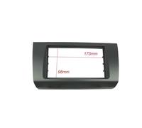 QASULER Kit de Montage for Tableau de Bord de Radio 1 ou 2 DIN for Swift, Panneau DVD, Lunette Ame Cadre de Panneau d'autoradio(2 Din 173x98mm)