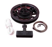 QASULER Kit de poignée de poignée de corde à ressort de poulie de démarreur de recul for pièces de moteur à 4 temps GX120 GX160 GX200 Corde de démarrage à rappel