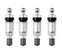 QASULER Kit de réparation capteur système surveillance la pression des pneus TPMS Valve pneu en acier général fer 4 pièces/lot Capteur de pression des pneus