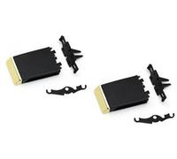 QASULER Kit de réparation clip languette calandre ventilation avant et arrière voiture, for Maserati, for Quattroporte 2013 2014 2015 2016 2017 2018-2022 Clip de ventilation(BLACK Model B 2PCS)