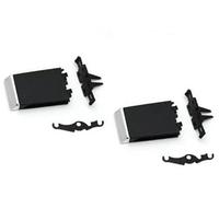 QASULER Kit de réparation clip languette calandre ventilation avant et arrière voiture, for Maserati, for Quattroporte 2013 2014 2015 2016 2017 2018-2022 Clip de ventilation(BLACK Model A 2PCS)