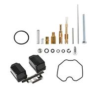 QASULER Kit de réparation de reconstruction de carburateur + flotteur XR400R 1998-2004 Jets Joint de carburateur
