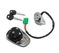 QASULER Kit de verrouillage de siège de bouchon de carburant, interrupteur à clé de contact de moto for VS1400 Boulevard S83 37110-38B01 37110-38B00 37110-38A01 Interrupteur d'allumage pour moto