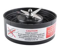 QASULER Lame N17-1001 Compatible avec les pièces de rechange du mélangeur Nutri RX, for presse-agrumes 1700W Couvercle de lame de mixeur