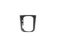 QASULER LHD RHD, for VW, for Golf, 6 GTI R MK6 Accessoires Véritable fibre de carbone Autocollant Panneau changement vitesse Garniture intérieure Garniture de grille d'aération de voiture(Style A,RHD)