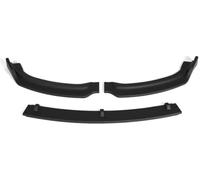 QASULER Lot de 3 séparateurs Pare-Chocs Avant for BMW Série F30 F35 2016-2019, diffuseur, Protection becquet, déflecteur, séparateur lèvre (Aspect Fibre Carbone) Aileron de Voiture(Black Matte Black)