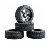 QASULER Lot de 4 éponges for pneus Roue, for HSP, 1/10 1:10 on-Road Car RC Rim03-8006 Ensemble de Roues de Course RC(Rim03H-8006)