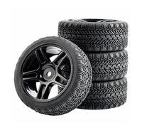 QASULER Lot de 4 pneus en Caoutchouc ABS for HSP, for HPI, Voiture Tout-Terrain 1:10 RC 905-8006 Ensemble de Roues de Course RC(905B-8006)
