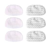 QASULER Lot de 6 tampons de Nettoyage for Balai à Vapeur Bissell, Symphony 1252 1132 Series, tampons de Nettoyage for aspirateur à Sol Dur Nettoyeur Vapeur