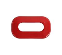 QASULER Mémoire de voiture, for siège, bouton réglage, décoration, autocollant, for Jeep, Grand Cherokee 2011-2016, for DODGE, Durango 2011 Garniture de grille d'aération de voiture(Rot)