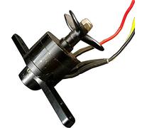 QASULER Moteur de Bateau RC sans balais 2822, 2-4S, 16800 TR/Min, propulseur sous-Marin, Kit d'hélice à 3 pales, Bricolage, modèle de Robot ROV, Bateau Submari Hélice de Moteur de Bateau