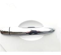 QASULER Nouveau Garniture de couvercles de poignée de porte chromée ABS, for Renault, Megane MK2 2002 2003 2004 2005 2006 2007 2008 garniture de poignée de porte extérieure