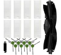 QASULER Optimisez votre aspirateur robot Aonus S8 avec ce kit de remplacement essentiel comprenant des filtres et des brosses Kit de remplacement pour aspirateur
