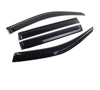QASULER Pare-Brise de Voiture A6 C5 4B 1997~2004 1998 1999 Déflecteur de fumée de Porte d'aération Auvents Soleil Pluie Sourcils Autocollant Accessoires Visière de portière de Voiture