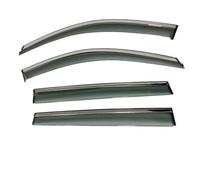 QASULER Pare-Soleil de fenêtre de Voiture, for Civic, 11e génération FE FL 2022 2023 2024 Auvents Vent Soleil Pluie Sourcils Fumée Déflecteur Autocollant Accessoire Visière de portière de Voiture