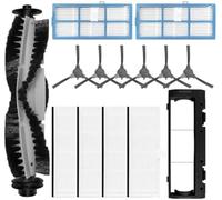 QASULER Pièces de rechange for aspirateur robot Ionvac SmartClean: brosses latérales, filtres et brosse principale Kit de remplacement pour aspirateur