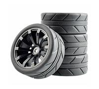 QASULER Pneus de Course Plats, Jante Roue, for HSP, for HPI, Voiture sur Route 1:10 RC 601 - 6087 Ensemble de Roues de Course RC(601-6087)