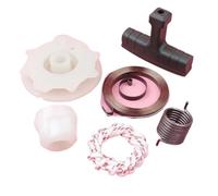 QASULER Poignée de poignée de corde à ressort de moyeu de poulie de démarreur de recul, for Husqvarna, 137142235236240 pièces de moteur de tronçonneuse Corde de démarrage à rappel