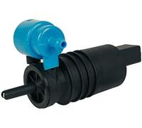 QASULER Pompe de lave-glace à double sortie, for, A3, A4, A6, VW, Passat, Polo, Bora, Caddy, remplace 1J6955651 Moteur de pompe de lave-glace