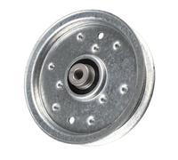 QASULER Poulie de tondeuse à une fente en zinc blanc (1 pièce): for MTD, Cub Cadet, Troy Bilt MPDL McTx1R13 poulie de plateau de tondeuse à gazon